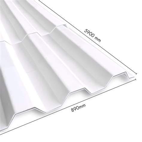 Teja Termoacustica Ecoroof Upvc Mm Blanco X Mt Arkos