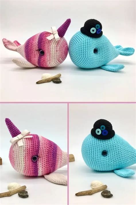 Free Crochet Whale Pattern Free Amigurumi Whale Pattern Narwhal Artofit