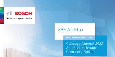 Bosch actualiza su catálogo general de sistemas VRF para la