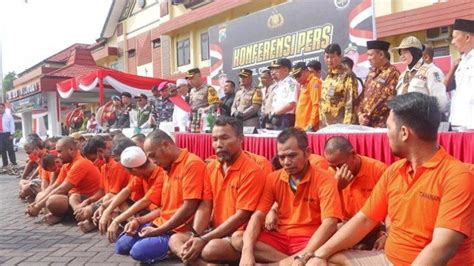 Polres Pasuruan Tangkap Tersangka Kejahatan Selama Operasi Pekat