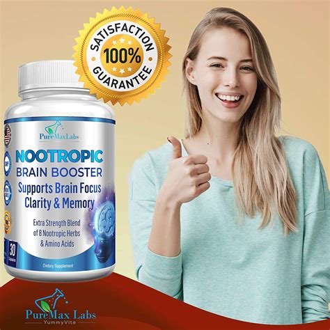 Nootropic Brain Booster For Focus Energy Memory Concentration