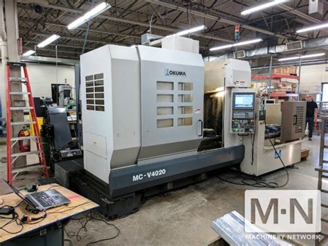 2006 Okuma Mcv4020apc Vertical Machining Centers Machinery Network Inc