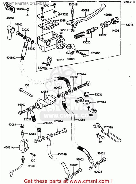 Kawasaki Zx C Europe Uk Fr Gr Sd Sp Front Master Cylinder Buy