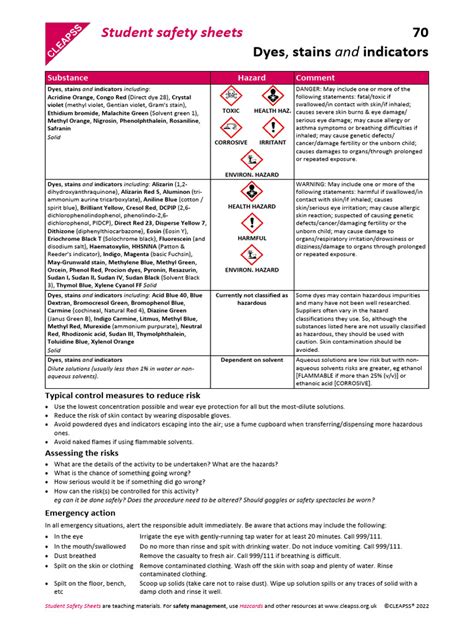 Sss070 Dyes And Indicators Pdf Staining Dye