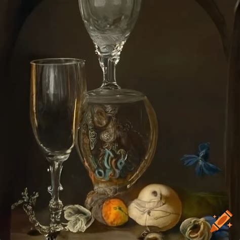 Close Up Of An Eerie Dutch Still Life On Craiyon