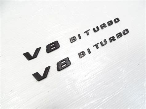 Mercedes R Sl Emblem Set For Fenders V Biturbo S Auto Parts