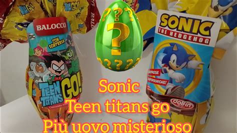 Apriamo Le Uova Di Pasqua Di Sonic Teen Titans Go Pi Uovo Misterioso