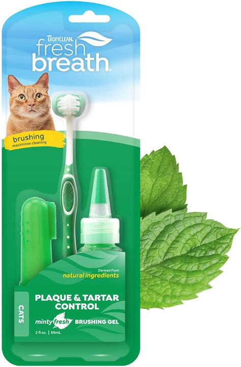 Tropiclean Fresh Breath Cat Oral Care Kit Chewy