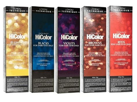 Loreal Excellence Hicolor Hilights For Dark Hair 174oz Choose From