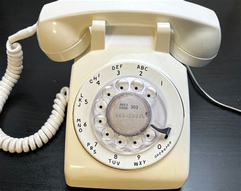 S Vintage Off White Rotary Phone By Stromberg Carlson Vintage