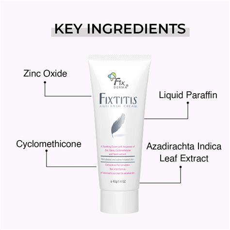 Buy FIXDERMA FIXTITIS ANTI RASH CREAM 40 GM SOOTHEN & CALMS THE SKIN ...