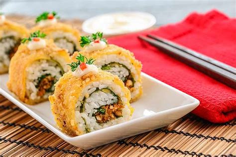 Sushi Roll Crispy Resep Dari Dapur Kobe