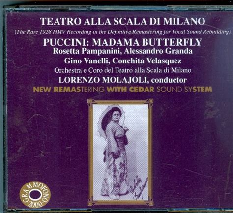 Puccini Madame Butterfly Gesamtaufnahme Aufnahme Mailand