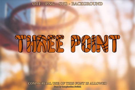 Three Point Font By Imagination Switch Creative Fabrica