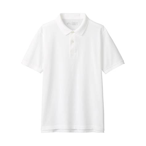 MUJI Men S Washed Pique Polo Shirt Shopee Malaysia