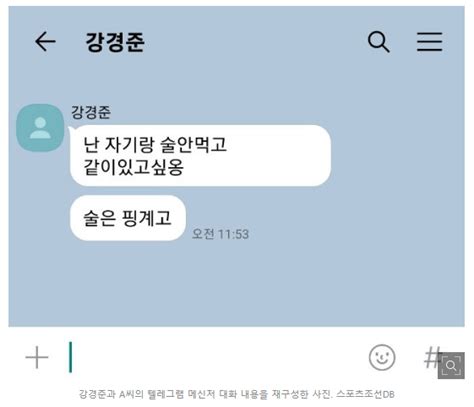 강경준 상간남 유부녀a씨와 텔레그램 공개 카톡 내용 추후 사건 프로필과 해당내용공개가 맞는 것인가 네이버 블로그