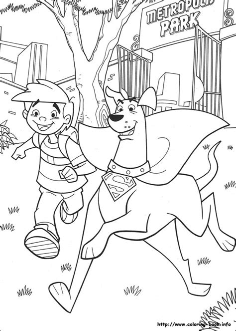 Krypto Coloring Picture