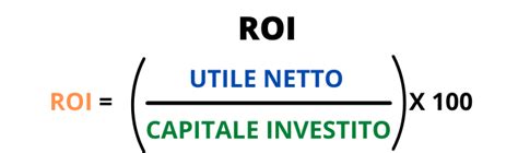 Roi Cos Definizione Formula Calcolo Ed Utilizzo