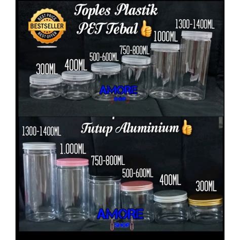 Jual Ecertoples Tabung Jar Cylinder Premium Ml Ml Ml Ml