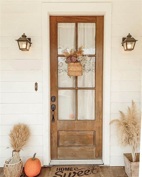 Country Deck With Farmhouse Fall Porch Décor Soul Lane