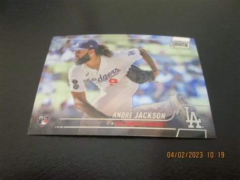 CARTE RECRUE ANDRE Jackson Dodgers 2022 Topps Stadium Club Chrome 144