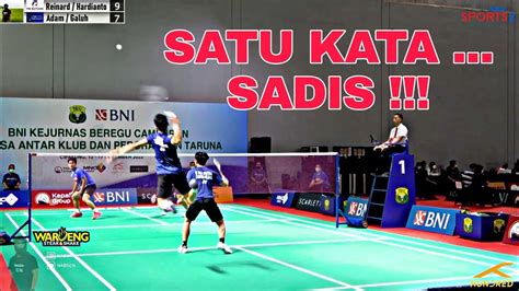 PERTANDINGAN PETARUNG BEBAS BADMINTON DI DEPAN PBSI SEMUA SKILL