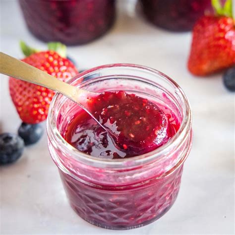 Triple Berry Jam Recipe Without Pectin | Bryont Blog