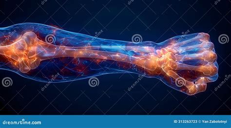 Highquality Image Showing Detailed Anatomy Of A Human Elbow Joint ...