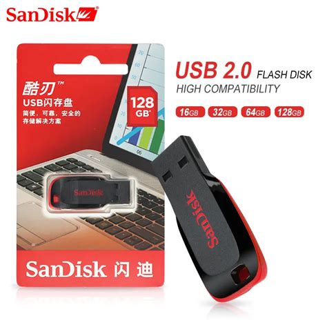 SanDisk mini clé USB 2 0 CRUZER BLADE CZ50 Support de vérification