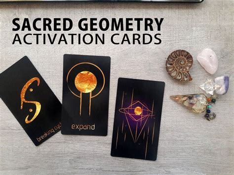 Sacred Geometry Activation Cards Tarot Card Deck Oracle Etsy