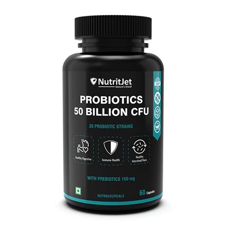 Buy Nutritjet Probiotic Supplement 50 Billion Cfu Capsule 60s Online