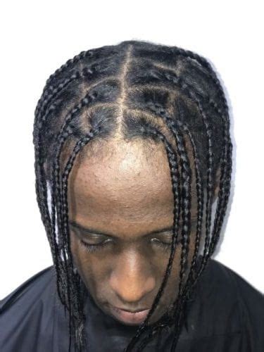 Afro Hair Braids Men Mens Mohawk Braids With Fade