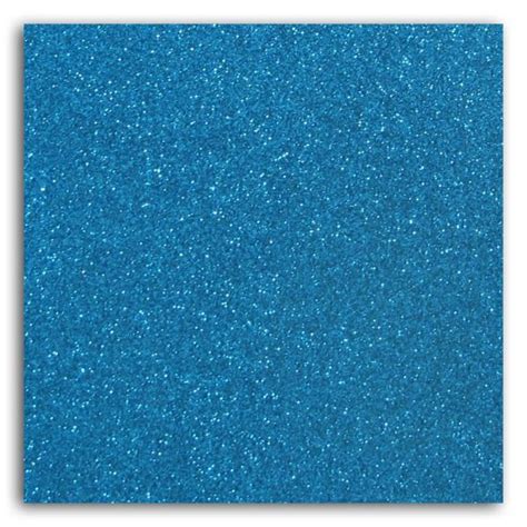 Tissu Flex Thermocollant Paillet Bleu Vif