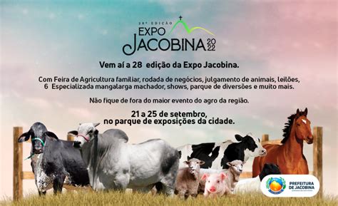 28ª edição da Expo Jacobina começará na próxima quarta feira 21