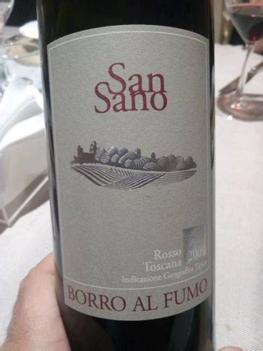 San Sano Borro Al Fumo Rosso Vivino Canada