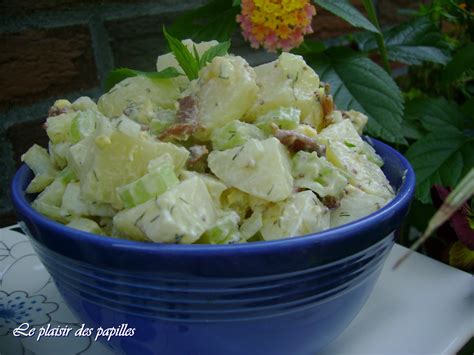 Le plaisir des papilles Salade de pommes de terre à l ancienne