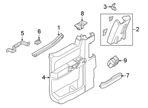 Ford F 250 Super Duty Molding Window Trim Super Cab Movable