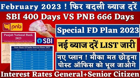 Pnb Vs Sbi Vs Days Special Fd Plan Mis Plan Fixed