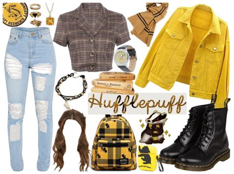 Hufflepuff Oc Etelvina Outfit Shoplook Hufflepuff Outfit Harry