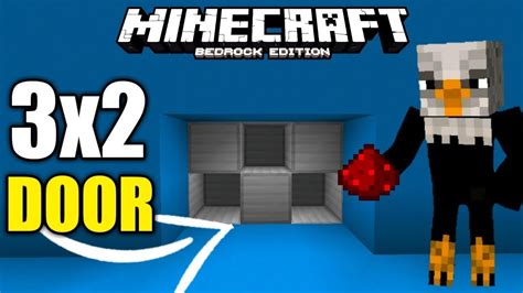 Minecraft Piston Door 3x2