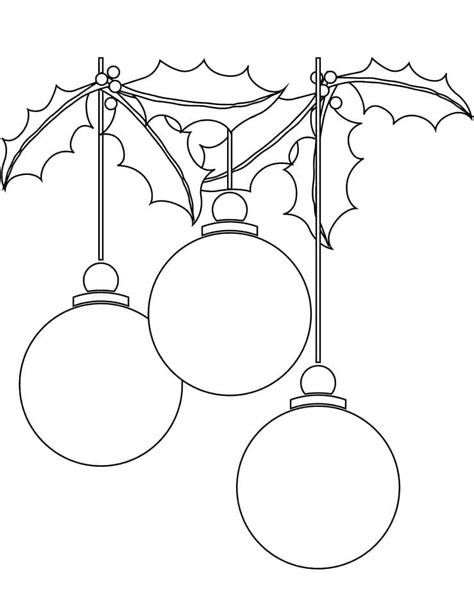 Desenhos De Bola De Natal Para Colorir E Imprimir Colorironlinecom