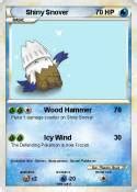 Pokémon Shiny Snover - Tackle - My Pokemon Card