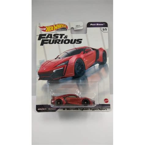 Jual Hot Wheels W MOTORS LYKAN HYPERSPORT Merah FNF Fast Stars And Furious Kota Denpasar Aza