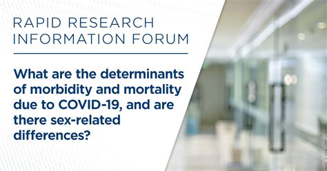 Morbidity Mortality And Sex Specific Impacts Of Covid Australian