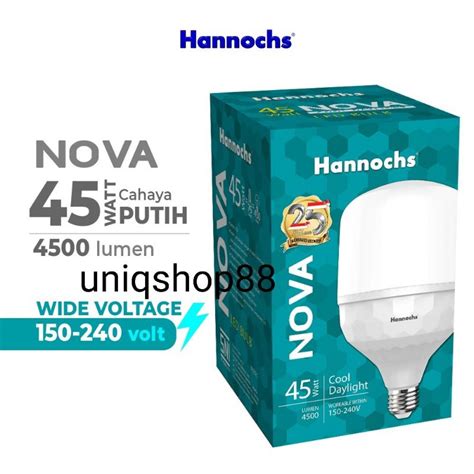 Jual Hannochs Lampu Led Nova Watt Cahaya Putih Shopee Indonesia