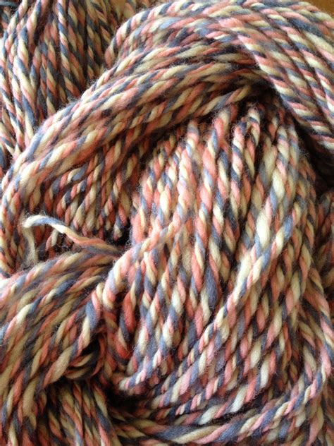 3ply Hand Dyed And Hand Spun Very Soft Corriedale Wool Corriedale