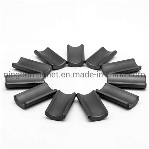 High Performance Ceramic Ferrite Arc Permanent Ferrite Magnet For Motor