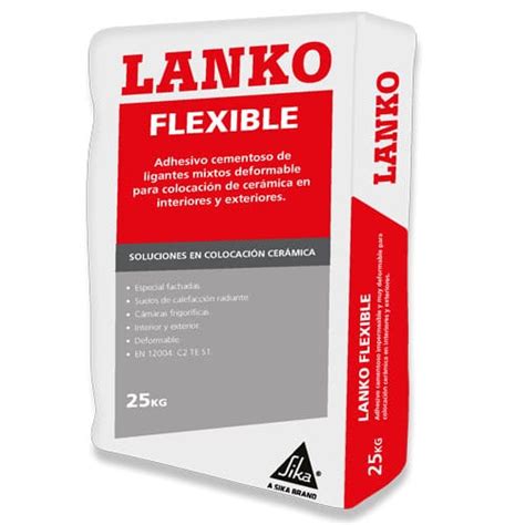 Adhesivo Cementoso LANKO FLEXIBLE 25kg Gress