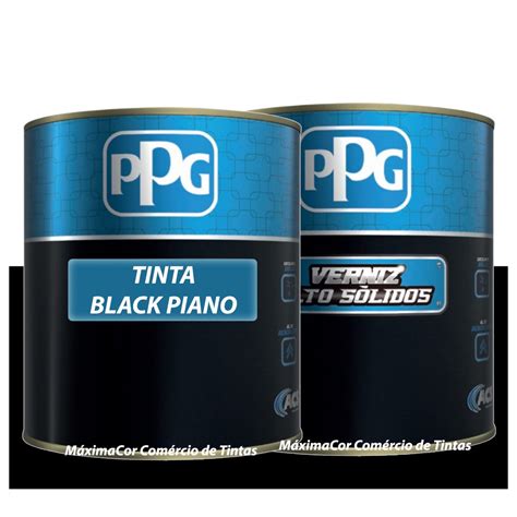 Kit De Pintura Black Piano Tinta E Verniz PPG Shopee Brasil