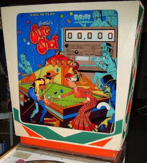 Gottlieb Bank Shot Pinball And Gottlieb Sure Shot Pinball Machine